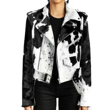 Pony Jacket Cow Hide Leather Jacket (women)