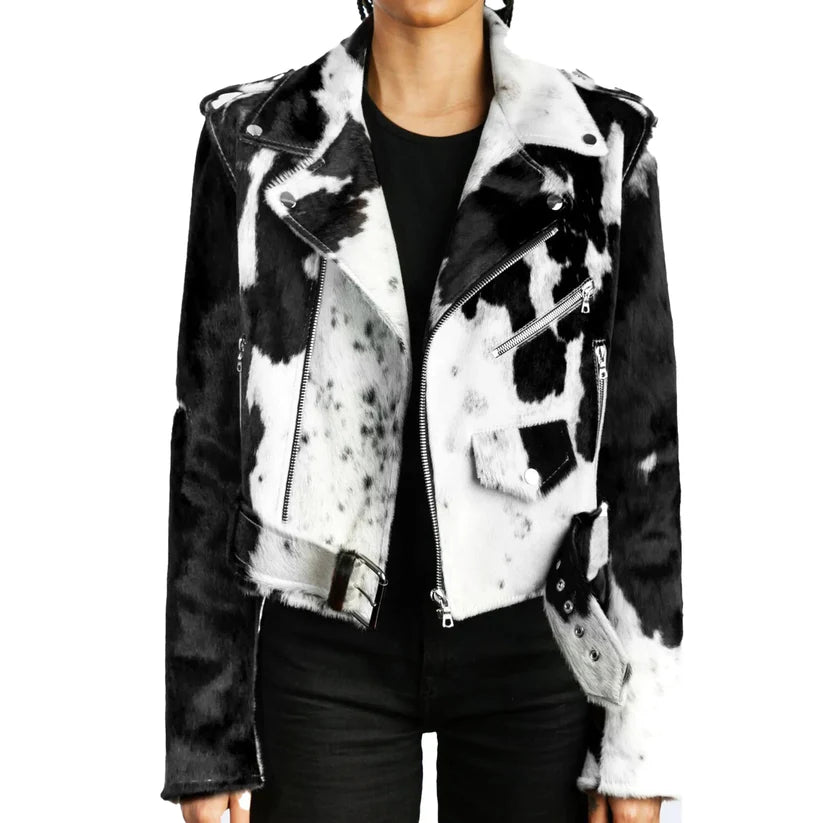 Pony Jacket Cow Hide Leather Jacket (women)